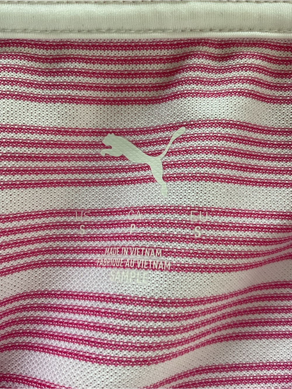 Puma Golf Women’s Polo Shirt Bundle 2 Pack Small NWT Pink Orange Striped - Picture 9 of 13